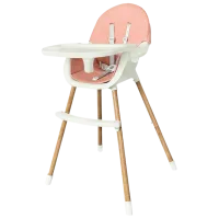Scaun de masă Kikka Boo Nutri (31004010106) Clasic/ 6 luni / Pink 