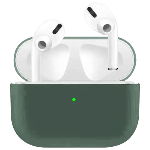 Husă pentru căști Apple AirPods Pro (Slim) Ncase/ Silicon/ Green photo 1