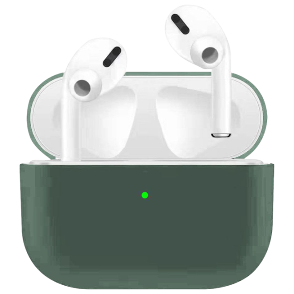 Husă pentru căști Apple AirPods Pro (Slim) Ncase/ Silicon/ Green photo 1