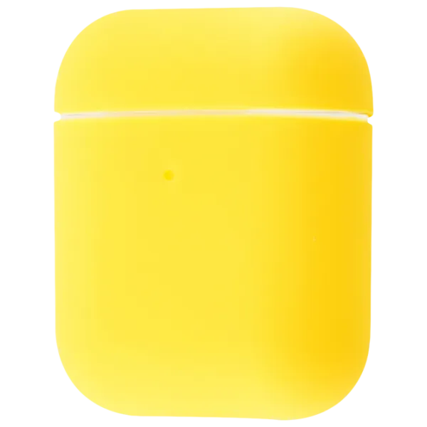Чехол для наушников Apple AirPods 2 (Slim) Ncase/ Силикон/ Желтый photo 1