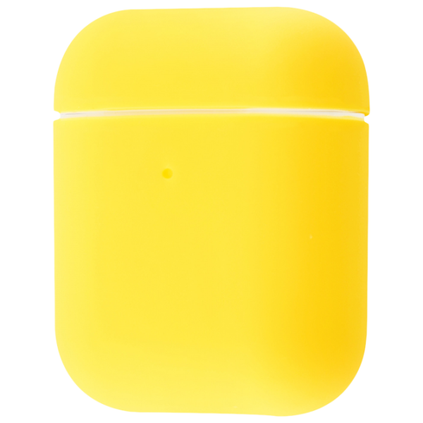 Чехол для наушников Apple AirPods 2 (Slim) Ncase/ Силикон/ Желтый photo 1