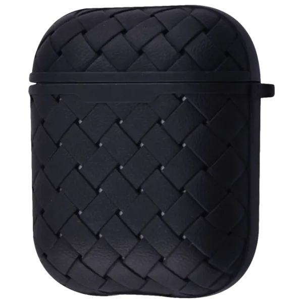 Чехол для наушников Apple AirPods 2 (Weaving) Ncase/ Термополиуретан/ Черный photo 1