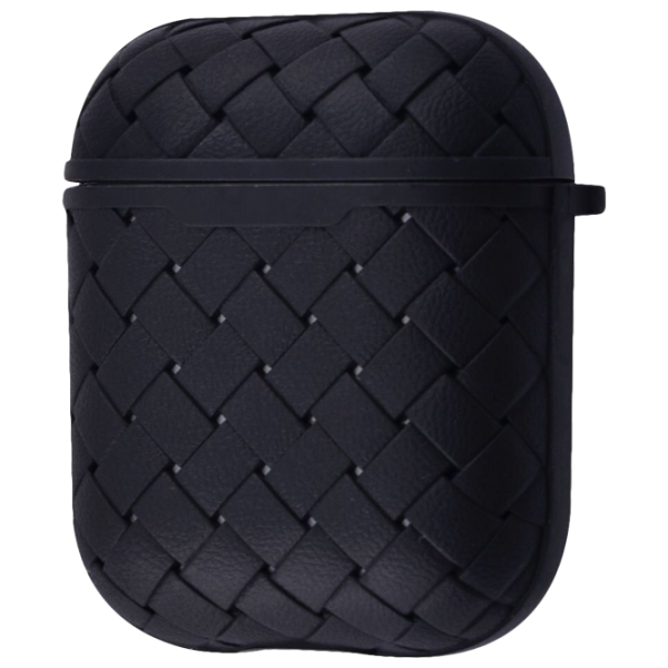 Чехол для наушников Apple AirPods 2 (Weaving) Ncase/ Термополиуретан/ Черный photo 1