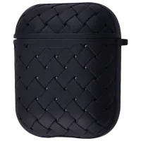 Чехол для наушников Apple AirPods 2 (Weaving) Ncase/ Термополиуретан/ Черный