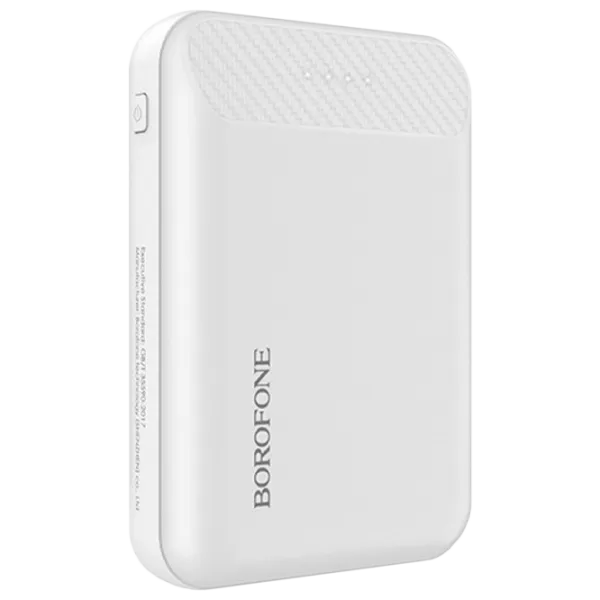 Power Bank Borofone BT17 RayPower mini 10000 mAh/ White photo 1 Power Bank Borofone BT17 RayPower mini 10000 mAh/ White photo 1