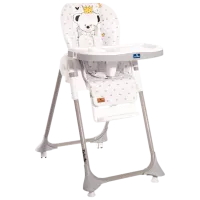 Scaun de masă Lorelli Felicita (10100422075C) Clasic/ 6 luni / Gray 