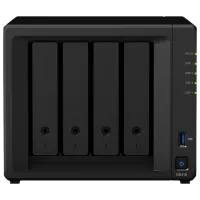 Сетевое хранилище Synology DS418 Черный