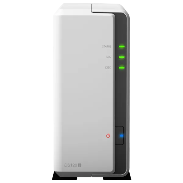 Сетевое хранилище Synology DS120j Белый photo 1