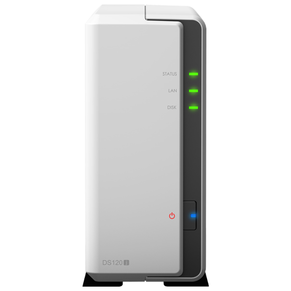 Сетевое хранилище Synology DS120j Белый photo 1