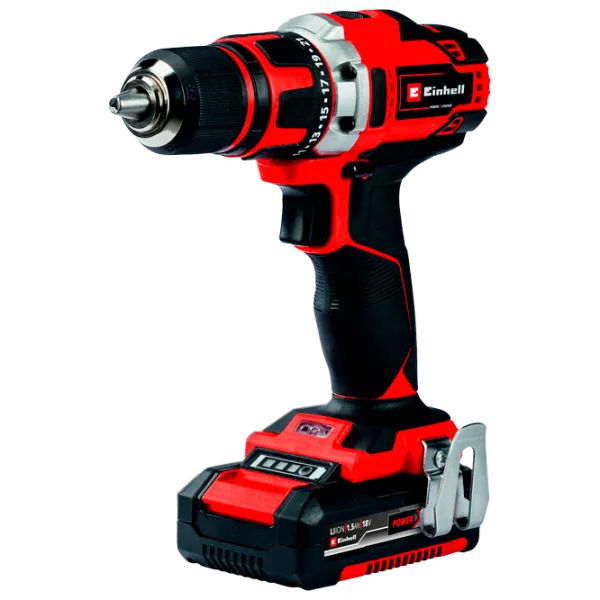 Дрель-шуруповерт Einhell TE-CD 18/ 40 Li XPWR 1500 об/ мин photo 1