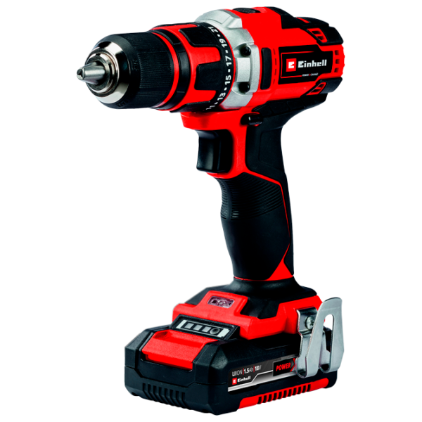 Дрель-шуруповерт Einhell TE-CD 18/ 40 Li XPWR 1500 об/ мин photo 1