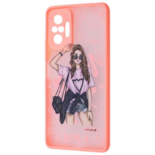 Husă pentru smartphone Xiaomi Redmi Note 10 Pro WAVE/ Back/ TPU/ PC/ Peach Orange photo 1