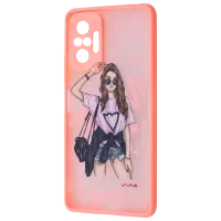 Чехол для смартфона Xiaomi Redmi Note 10 Pro WAVE/ Back/ TPU/ PC/ Peach Оранжевый