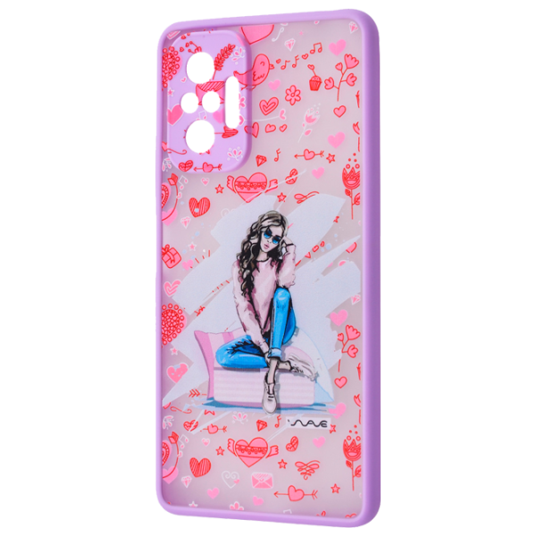 Husă pentru smartphone Xiaomi Redmi Note 10 Pro WAVE/ Back/ TPU/ PC/ Multicolor Pink photo 1