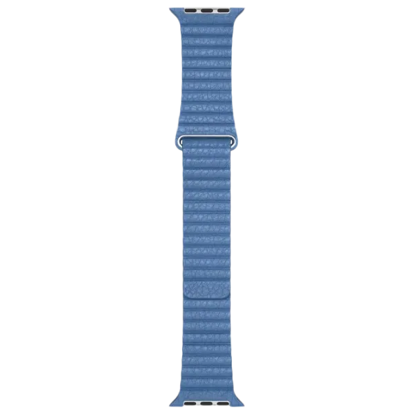 Ремень Apple Watch S/ M Leather/ 38/ 40 мм/ Васильковый photo 1