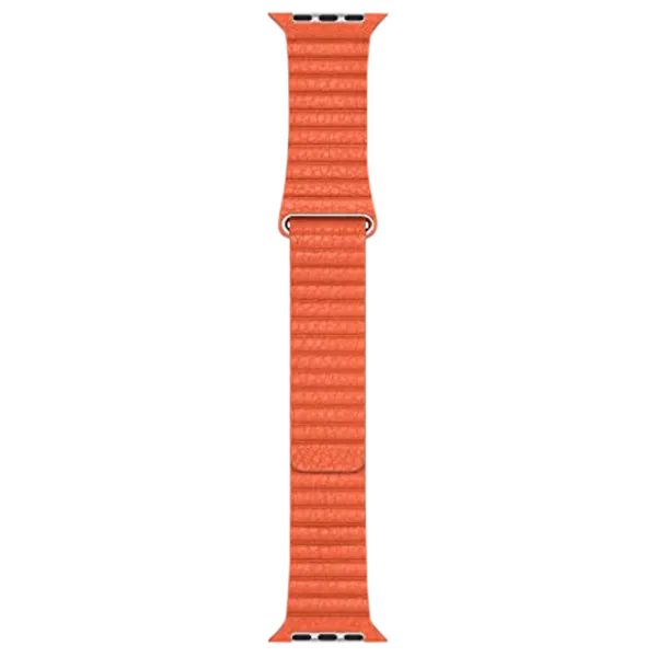 Curelușă Apple Watch Loop Leather/ 38/ 40 mm/ Sunset Yellow photo 1