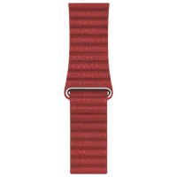 Ремень Apple Watch Loop Leather/ 42/ 44 мм/ Красный Forest