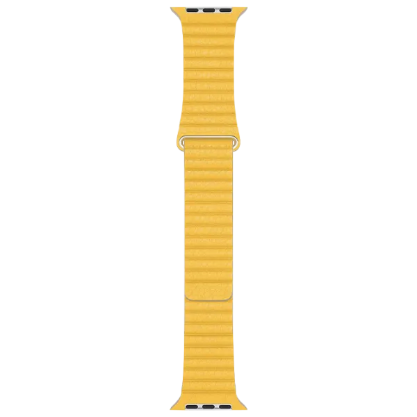 Ремень Apple Watch Loop Leather/ 42/ 44 мм/ Meyer Lemon photo 1