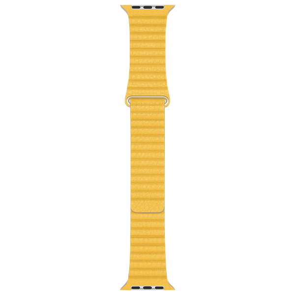 Ремень Apple Watch Loop Leather/ 42/ 44 мм/ Meyer Lemon photo 1