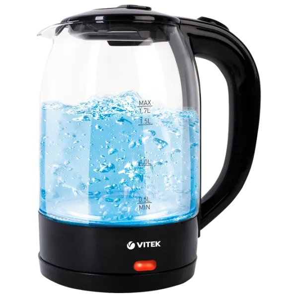 Электрочайник Vitek VT-7092 1.7л / Скрытый / Черный photo 1