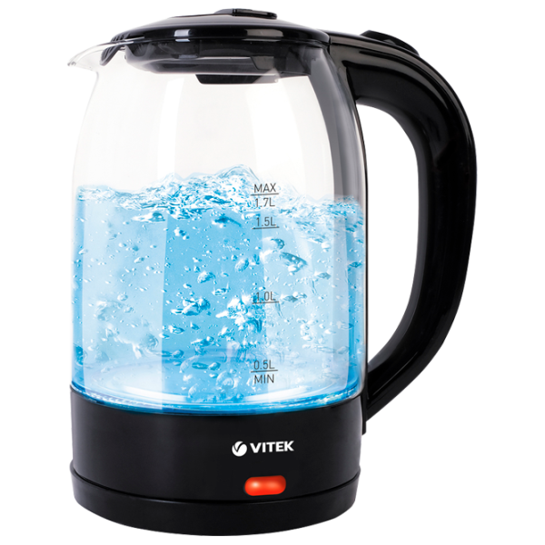 Электрочайник Vitek VT-7092 1.7л / Скрытый / Черный photo 1