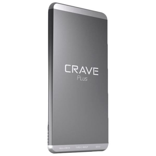 Power Bank CRAVE CRVPB10P1 10000 mAh/ Gray photo 1 Power Bank CRAVE CRVPB10P1 10000 mAh/ Gray photo 1