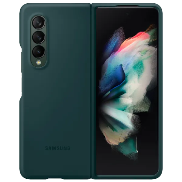Husă pentru smartphone Samsung Galaxy Fold3 Samsung/ Back/ TPU/ Green photo 1