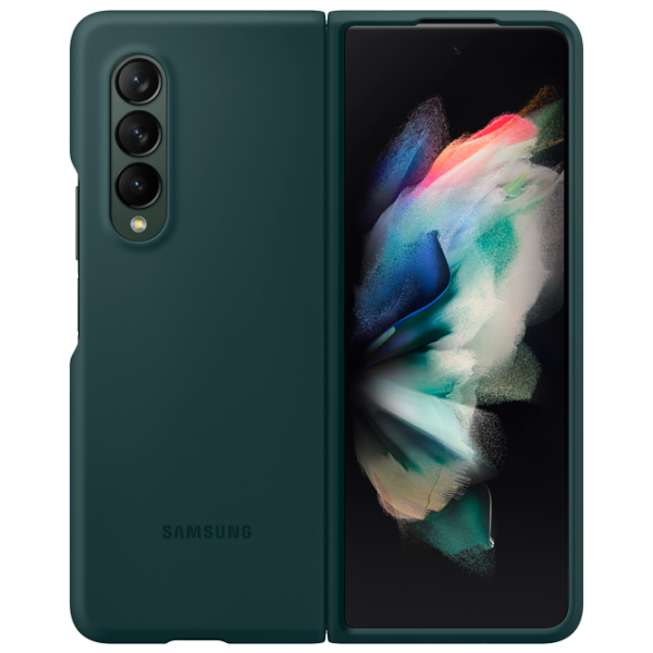 Husă pentru smartphone Samsung Galaxy Fold3 Samsung/ Back/ TPU/ Green photo 1