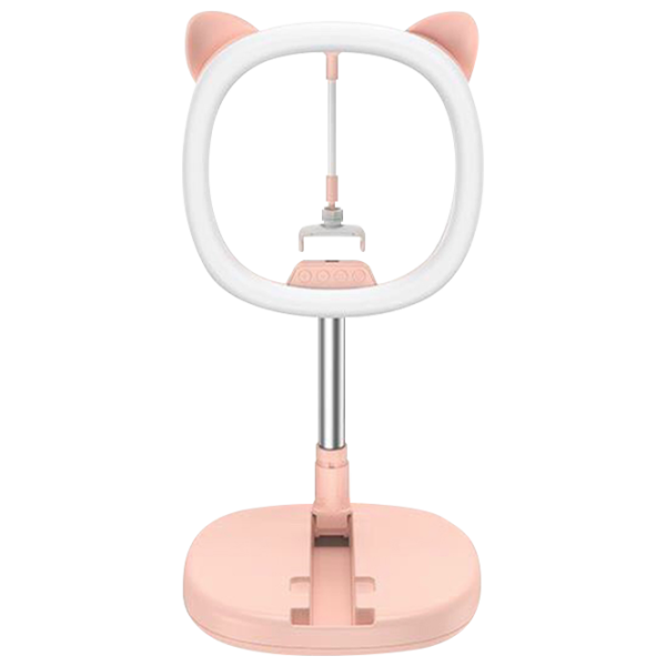 Lampă circulară Remax Live-Stream Holder Pink photo 1