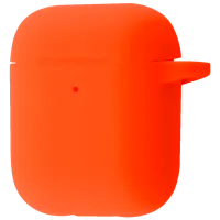 Чехол для наушников Apple AirPods 1/ 2 (Case New) Ncase/ Силикон/ Оранжевый