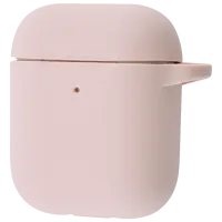 Чехол для наушников Apple AirPods 1/ 2 (Case New) Ncase/ Силикон/ Розовый