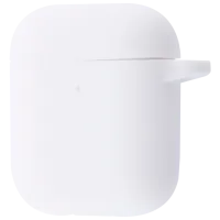 Чехол для наушников Apple AirPods 1/ 2 (Case New) Ncase/ Силикон/ Белый