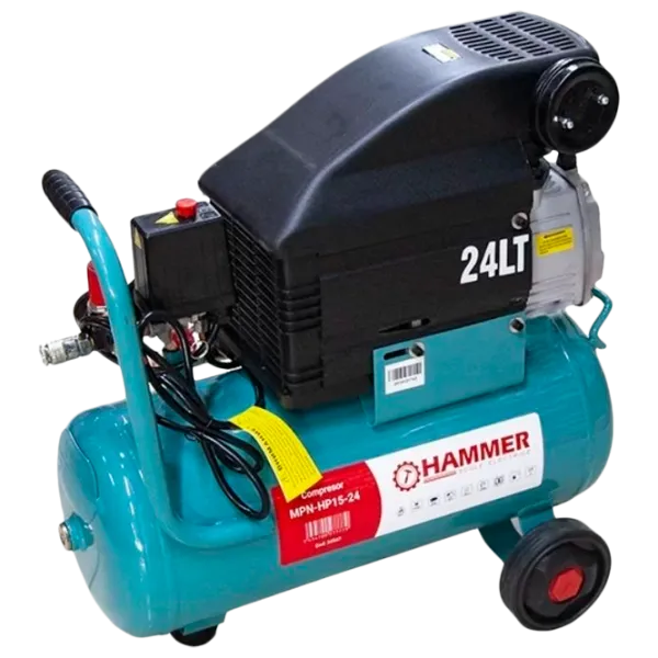 Компрессор Hammer MPN-HP15-24 Электрический/ Поршневой photo 1