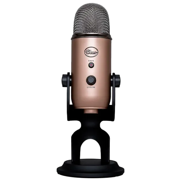 Профессиональный микрофон Blue Yeti Золотой photo 1