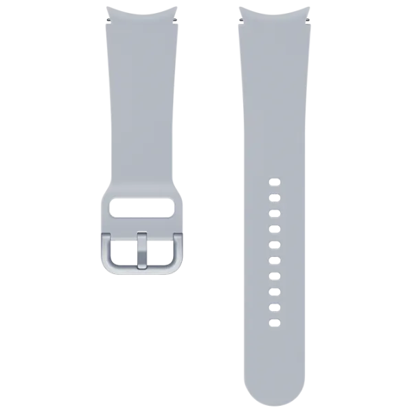 Ремень Samsung Galaxy Watch 4 Strap Sport Band (20 мм, M/ L) Фторэластомер/ Серебристый photo 1 Ремень Samsung Galaxy Watch 4 Strap Sport Band (20 мм, M/ L) Фторэластомер/ Серебристый photo 1