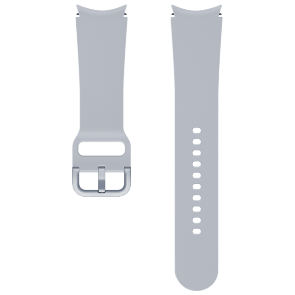 Ремень Samsung Galaxy Watch 4 Strap Sport Band (20 мм, M/ L) Фторэластомер/ Серебристый photo 1 Ремень Samsung Galaxy Watch 4 Strap Sport Band (20 мм, M/ L) Фторэластомер/ Серебристый photo 1