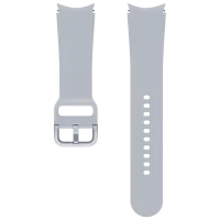 Ремень Samsung Galaxy Watch 4 Strap Sport Band (20 мм, M/ L) Фторэластомер/ Серебристый