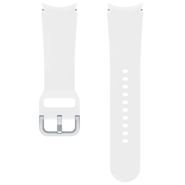 Curelușă Samsung Galaxy Watch 4 Strap Sport Band (20 mm, S/ M) Fluoroelastomer/ White photo 1 Curelușă Samsung Galaxy Watch 4 Strap Sport Band (20 mm, S/ M) Fluoroelastomer/ White photo 1