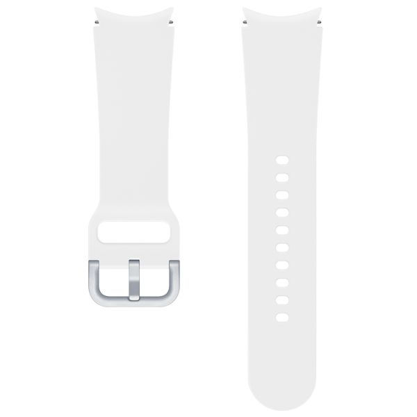 Curelușă Samsung Galaxy Watch 4 Strap Sport Band (20 mm, S/ M) Fluoroelastomer/ White photo 1 Curelușă Samsung Galaxy Watch 4 Strap Sport Band (20 mm, S/ M) Fluoroelastomer/ White photo 1