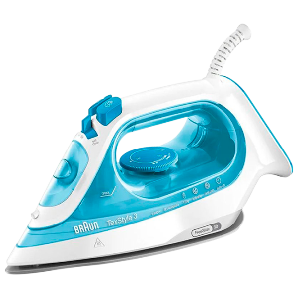 Утюг Braun SI3053BL Классический/ 2400 Вт/ Синий photo 1 Утюг Braun SI3053BL Классический/ 2400 Вт/ Синий photo 1