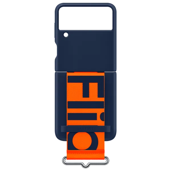 Чехол для смартфона Samsung Galaxy Flip3 Samsung/ Back/ Силикон/ Navy Синий photo 1