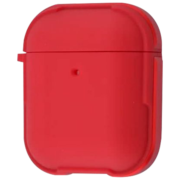 Husă pentru căști Apple AirPods 1/ 2 (Defense Armor) WIWU/ Silicon/ Metal/ Red photo 1