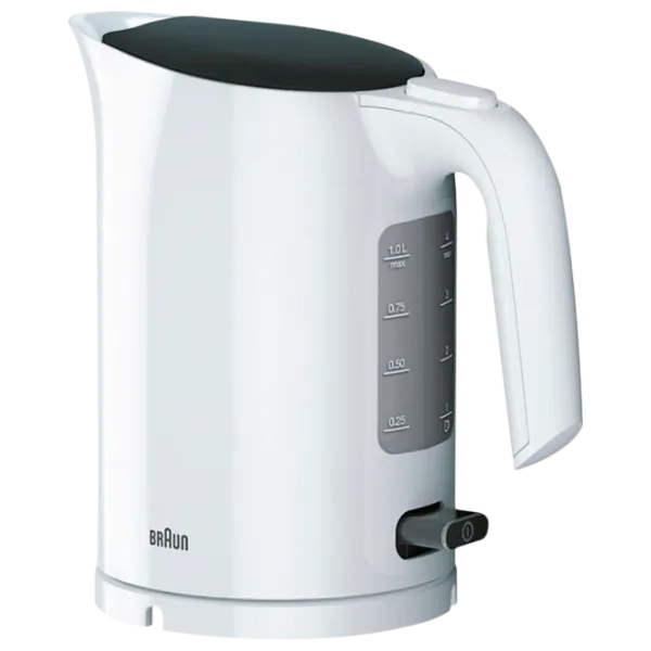 Электрочайник Braun WK3000WH 1л / Скрытый / Белый photo 1