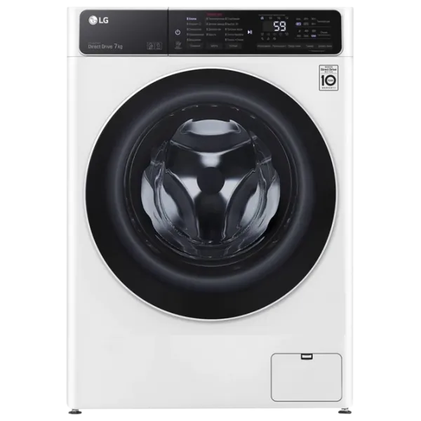 Стиральная машина LG F2T3HS0W Direct Drive/AI DD/Steam/6 Motion DD/7 кг/Белый photo 1 Стиральная машина LG F2T3HS0W Direct Drive/AI DD/Steam/6 Motion DD/7 кг/Белый photo 1