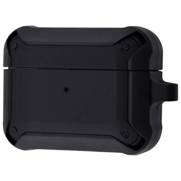 Husă pentru căști Apple AirPods Pro (Mirror Protective) WIWU/ PC/ TPU/ Black photo 1