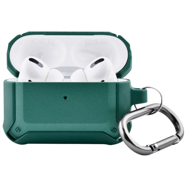 Husă pentru căști Apple AirPods Pro (Mirror Protective) WIWU/ PC/ TPU/ Green photo 1