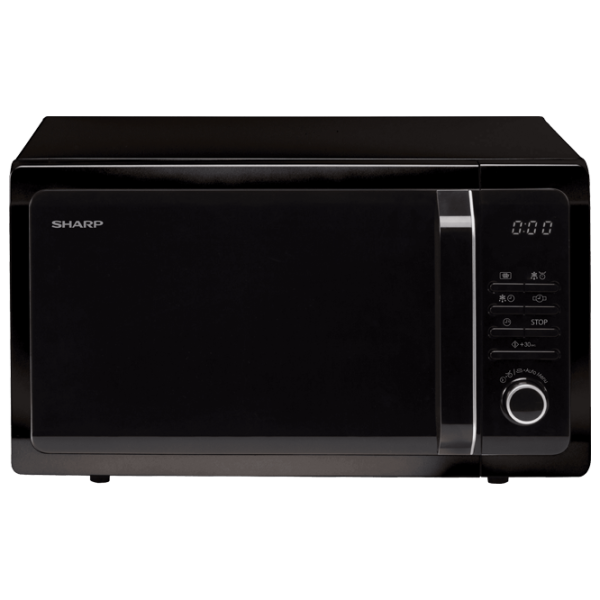 Cuptor cu microunde SHARP R343BK Standart/ 900 W/ Black photo 1
