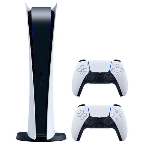 Sony PlayStation 5 Digital Edition + Extra DualSense Белый photo 1