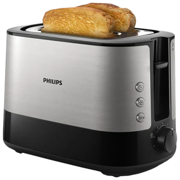 Тостер Philips HD2637/ 90 Механико-электронный/ 950 Вт/ Нержавеющая сталь photo 1