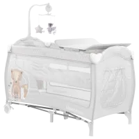 Țarc pentru copii Kikka Boo Dolce Sonno 2l (31003010040) 0 luni - 3 ani/ Gray